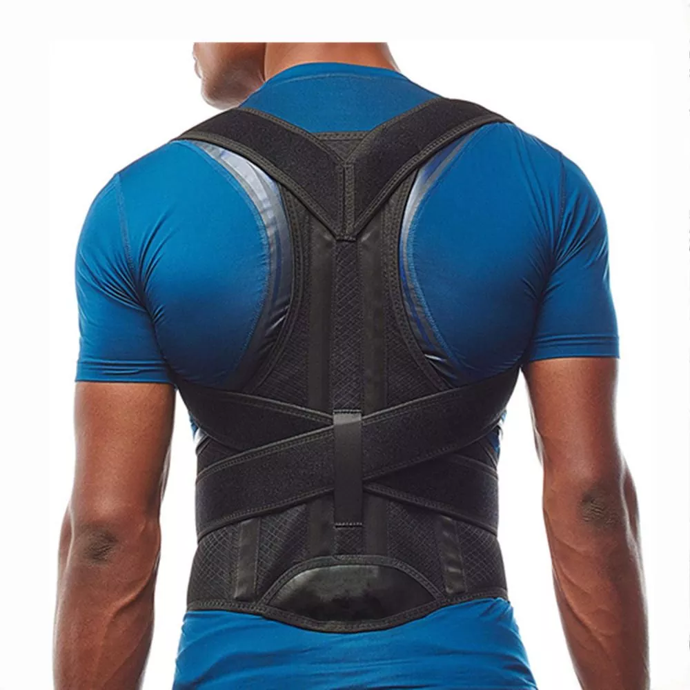 Back Brace បំបាត់ការឈឺចាប់ជាមួយនឹងប្រព័ន្ធ Pulley Waist Support BeltMen